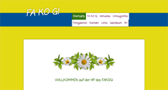 Desktop Screenshot of fakogi.ch